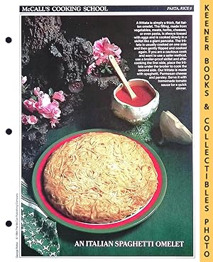 McCall's Cooking School Recipe Card: Pasta, Rice 8 - Frittata de Spaghetti : Replacement McCall's...