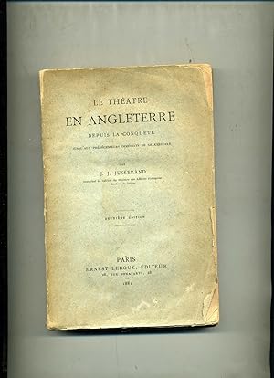 LE THÉATRE EN ANGLETERRE depuis la conquête jusqu'aux prédécesseurs immédiats de Shakespeare. (10...