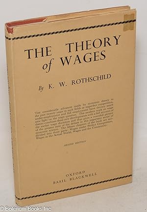 Seller image for The theory of wages for sale by Bolerium Books Inc.