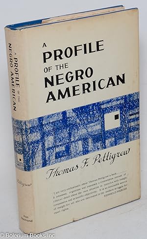 Image du vendeur pour A profile of the Negro American mis en vente par Bolerium Books Inc.