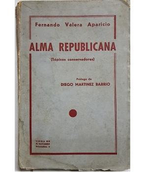 Imagen del vendedor de Alma Republicana a la venta por LIBROS EL CID CAMPEADOR