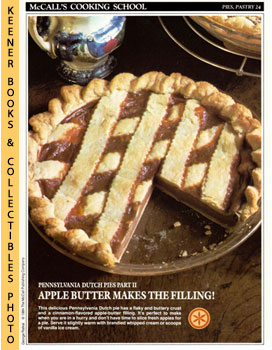 McCall's Cooking School Recipe Card: Pies, Pastry 24 - Apple-Butter Pie : Replacement McCall's Re...