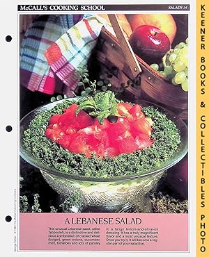 McCall's Cooking School Recipe Card: Salads 15 - Curried-Chicken Salad In Avocado Halves : Replac...