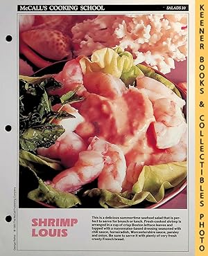 McCall's Cooking School Recipe Card: Salads 20 - Shrimp Louis : Replacement McCall's Recipage or ...