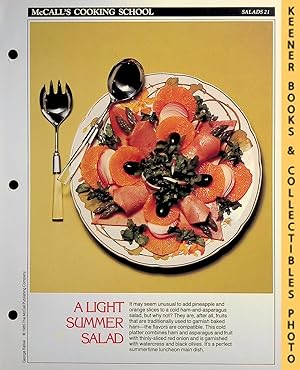 McCall's Cooking School Recipe Card: Salads 21 - Ham-And-Fresh-Fruit Salad : Replacement McCall's...