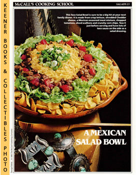 McCall's Cooking School Recipe Card: Salads 23 - Taco Salad Bowl : Replacement McCall's Recipage ...