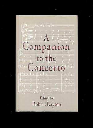 Seller image for A Companion to the Concerto for sale by Little Stour Books PBFA Member