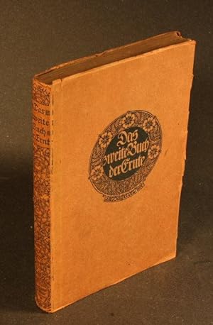 Bild des Verkufers fr Das zweite Buch der Ernte aus acht Jahrhunderten deutscher Lyrik, gesammelt von Will Vesper. zum Verkauf von Steven Wolfe Books