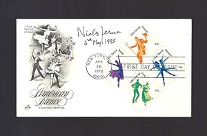 Signed FDC - First Day Cover. [Nobel Prize]