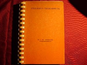 Seller image for Ptolemy's Tetrabiblos on Quadripartite:. for sale by BookMine