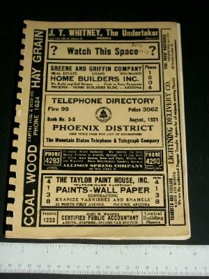 The Mountain States Telephone and Telegraph Company Telephone Directory, Book No. 3-S, August, 19...