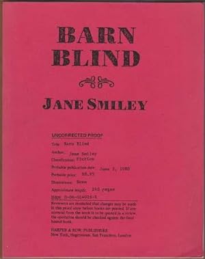 Immagine del venditore per Barn Blind. venduto da William Matthews/The Haunted Bookshop