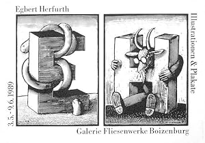 Plakat / poster: Egbert Herfurth. Illustrationen, Bücher & Plakate von Egbert Herfurth. Galerie F...