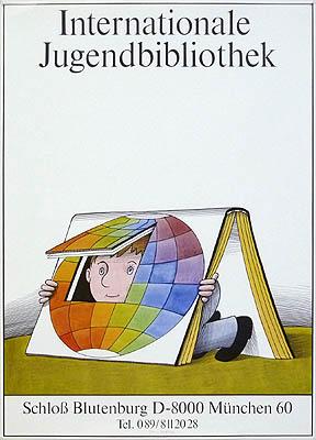 Plakat / poster: Internationale Jugendbibliothek. Schloß Blutenberg D-8000 München 60.