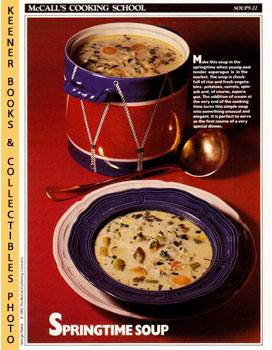 McCall's Cooking School Recipe Card: Soups 22 - Potage Printanier : Replacement McCall's Recipage...