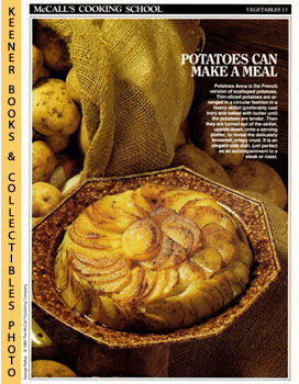 McCall's Cooking School Recipe Card: Vegetables 13 - Potatoes Anna : Replacement McCall's Recipag...