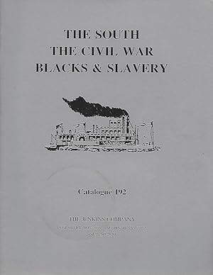 The South, The Civil War, Blacks and Slavery: Catalogue 192