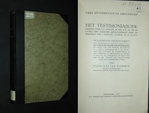 Het Testimoniaboek. Studien over O. T. Citaten in het N. T. en bij de Patres, met critische besch...