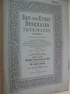 Bau- und Kunstdenkmäler Thüringens. Heft XXXIII. Herzogthum Sachsen-Coburg und Gotha. Landrathsam...