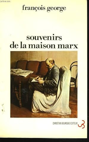Bild des Verkufers fr SOUVENIRS DE LA MAISON MARX. zum Verkauf von Le-Livre