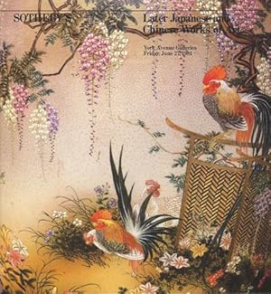Bild des Verkufers fr Later Japanese and Chinese works of art. June 27, 1981 zum Verkauf von Kaaterskill Books, ABAA/ILAB