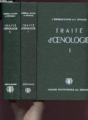 Imagen del vendedor de EN 2 TOMES : TOME 1 MATURATION DU RAISIN, FERMENTATION ALCOOLIQUE, VIGNIFICATION. TOME 2 : COMPOSITION, TRANSFORMATION ET TRAITEMENTS DES VINS. a la venta por Le-Livre