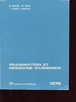 Imagen del vendedor de REANIMATION ET MEDECINE D URGENCE a la venta por Le-Livre