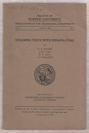 Steaming Tests with Indiana Coal