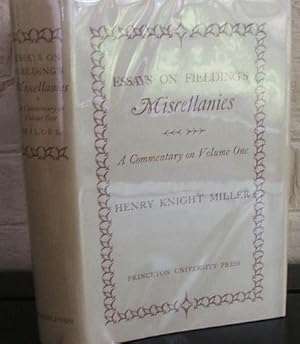 Essays on Fielding's Miscellanies: A Commentary on Volume One