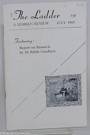 Seller image for The Ladder: a lesbian review; vol. 11, #9, July 1967 [title page states XIV but is wrong] for sale by Bolerium Books Inc.