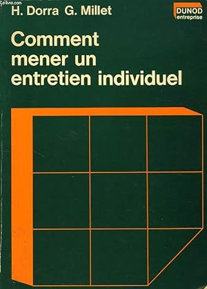 Seller image for COMMENT MENER UN ENTRETIEN INDIVIDUEL for sale by Le-Livre