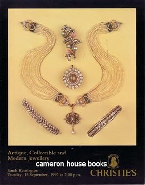 Antique, Collectable and Modern Jewellery. South Kensington, Tuesday, 15 September 1992