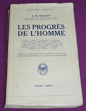 Seller image for LES PROGRES DE L'HOMME for sale by LE BOUQUINISTE