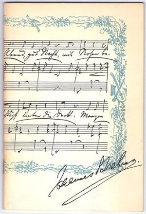 Bild des Verkufers fr Johannes Brahms 7. Mai 1833 - 3. April 1897. [Im Auftrag der Hamburger ffentlichen Bcherhallen]. zum Verkauf von Antiquariat Atlas, Einzelunternehmen