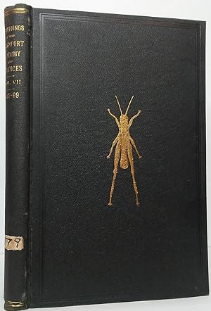 Image du vendeur pour Proceedings of the Davenport Academy of Natural Sciences: Volume VII. 1897-1899. mis en vente par Stephen Peterson, Bookseller