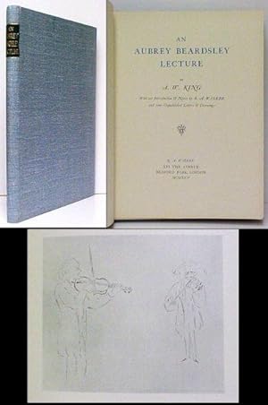 Bild des Verkufers fr Aubrey Beardsley Lecture. ltd ed. zum Verkauf von John W. Doull, Bookseller