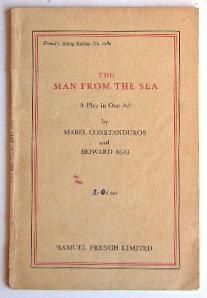 Bild des Verkufers fr The man from the sea : a play in one act. zum Verkauf von Lost and Found Books