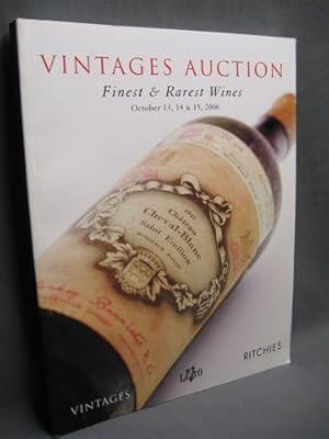 Vintages Auction. Finest and Rarest Wines