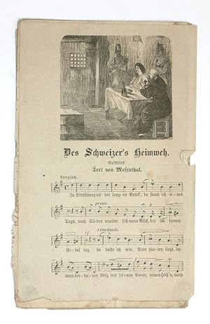 Bild des Verkufers fr Sammlung von 21 Volksliedern. zum Verkauf von Antiquariat INLIBRIS Gilhofer Nfg. GmbH