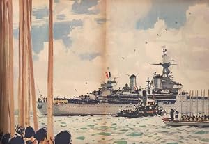 Seller image for L'Ecole navale. Illustrations de Albert Brenet Peintre de la Marine. for sale by Librairie Chretien
