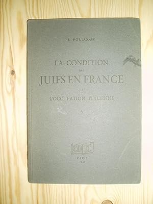 La condition des juifs en France sous l'occupation italienne