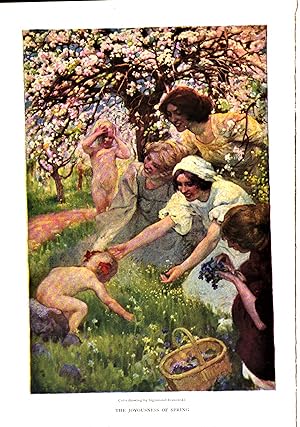 Seller image for The Joyousness Of Spring, Color Illustration for sale by Legacy Books II
