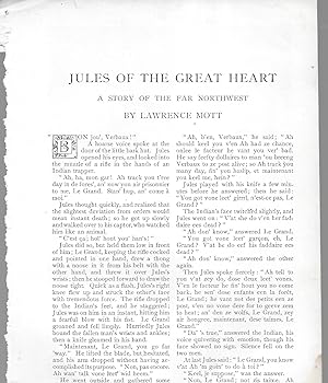 Seller image for Jules Of The Great Heart: A Story Of The Far Northwest for sale by Legacy Books II