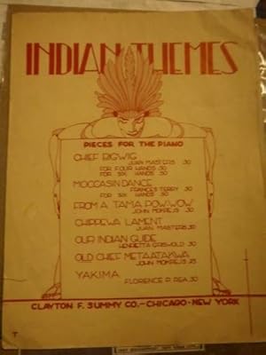 Indian Themes: Pieces for the Piano. Sheet Music 1936