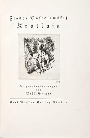 Krotkaja (A Gentle Creature) [WITH ORIGINAL ETCHINGS & SIGNATURE(S) BY WILLI GEIGER]