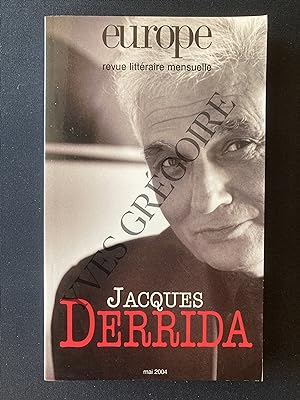 EUROPE-N°901-MAI 2004-JACQUES DERRIDA
