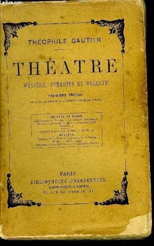 Seller image for Thtre Mystre, Comdies et Ballets for sale by Le-Livre