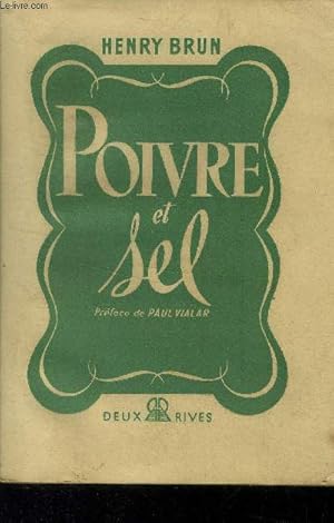 Seller image for Poivre et sel for sale by Le-Livre