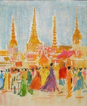 Original Dustwrapper Artwork by Jillian Willett for Fanny and the Regent of Siam