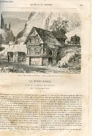 Image du vendeur pour Le tour du monde - nouveau journal des voyages - livraison n405,406,407 et 408 - La fort Noire par Alfred Michiels (1867). mis en vente par Le-Livre